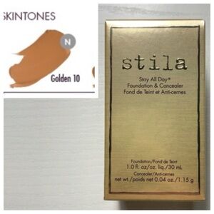 STILA Stay All Day Foundation & Concealer in color Golden Medium Tan Skintones